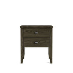 Ivydale Bedside 2 Drawer - Wide - Ash - Paulas Home & Living