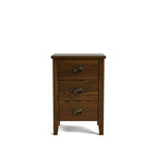 Ivydale Bedside 3 Drawer Slim - Ash - Paulas Home & Living