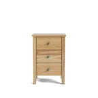 Ivydale Bedside 3 Drawer Slim - Ash - Paulas Home & Living