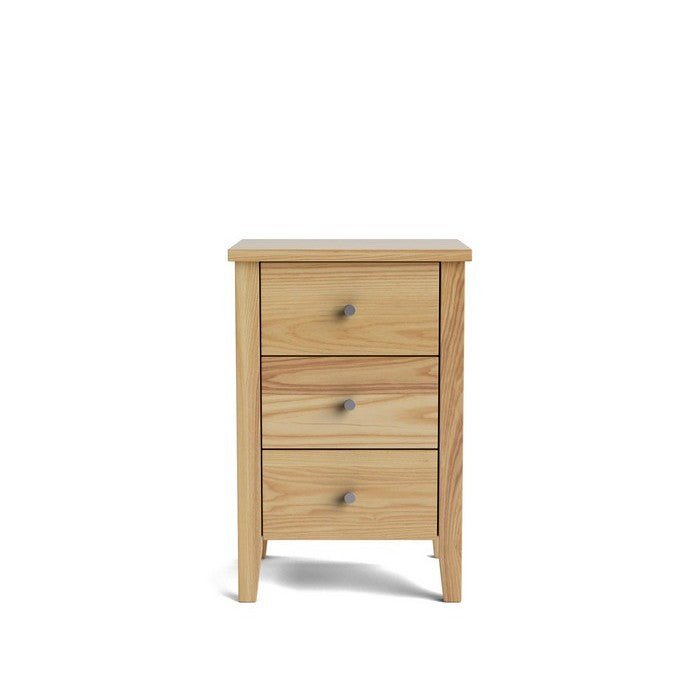 Ivydale Bedside 3 Drawer Slim - Ash - Paulas Home & Living