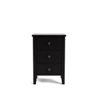 Ivydale Bedside 3 Drawer Slim - Ash - Paulas Home & Living