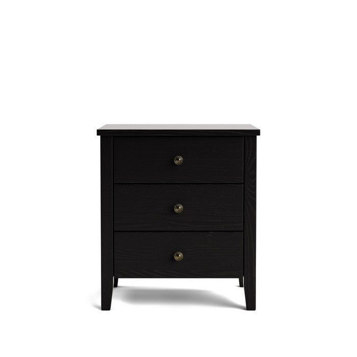 Ivydale Bedside 3 Drawer Wide - Ash - Paulas Home & Living