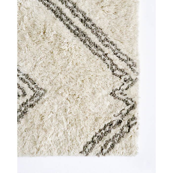 Jagger Floor Rug - Camel/Ivory (100% Wool) - Paulas Home & Living