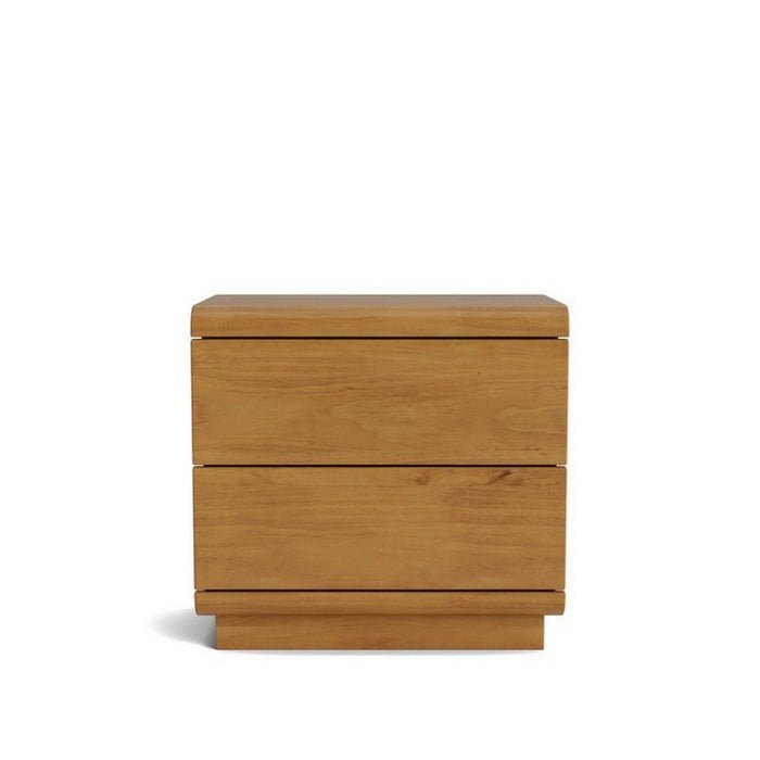 Karamea Bedside 2 Drawer - (Pine) - Paulas Home & Living