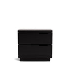 Karamea Bedside 2 Drawer - With Cut Out (Ash) - Paulas Home & Living