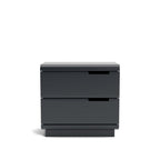 Karamea Bedside 2 Drawer - With Cut Out (Pine) - Paulas Home & Living