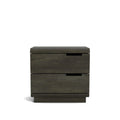 Karamea Bedside 2 Drawer - With Cut Out (Pine) - Paulas Home & Living
