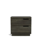 Karamea Bedside 2 Drawer - With Cut Out (Pine) - Paulas Home & Living