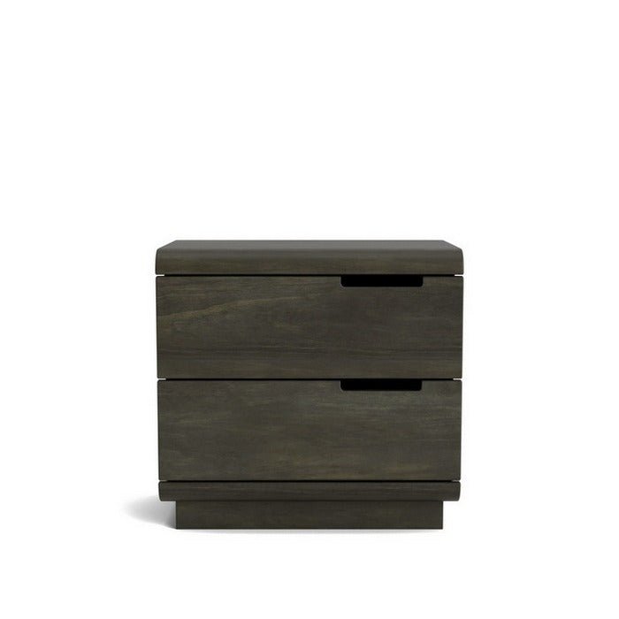 Karamea Bedside 2 Drawer - With Cut Out (Pine) - Paulas Home & Living