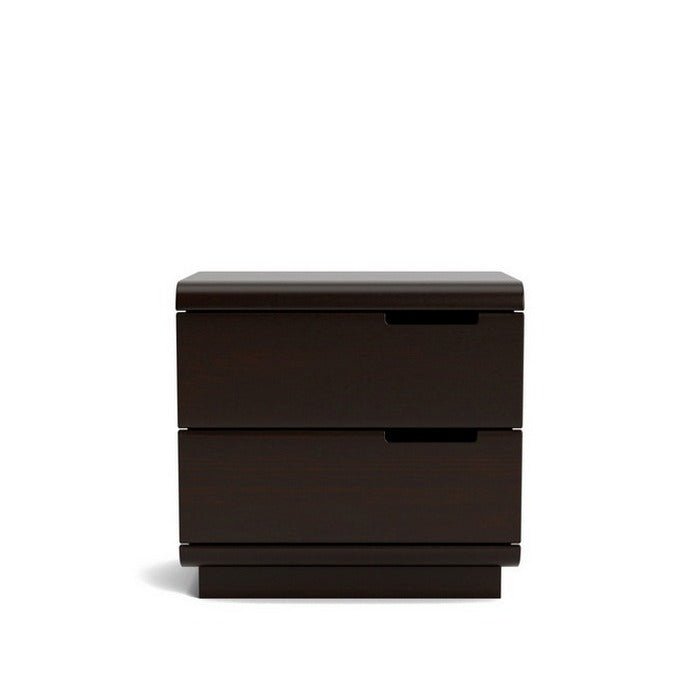 Karamea Bedside 2 Drawer - With Cut Out (Pine) - Paulas Home & Living