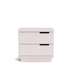 Karamea Bedside 2 Drawer - With Cut Out (Pine) - Paulas Home & Living