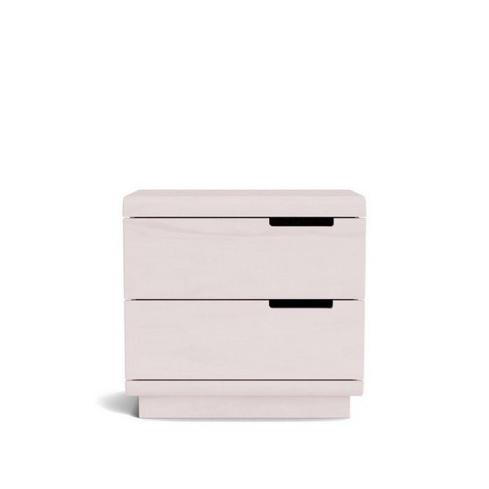Karamea Bedside 2 Drawer - With Cut Out (Pine) - Paulas Home & Living