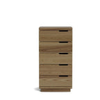Karamea Lingerie Chest 5 Drawer - With Cut Out (Ash) - Paulas Home & Living