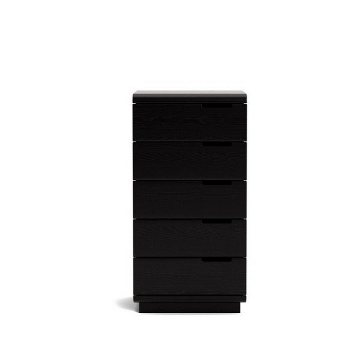 Karamea Lingerie Chest 5 Drawer - With Cut Out (Ash) - Paulas Home & Living