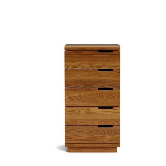Karamea Lingerie Chest 5 Drawer - With Cut Out (Ash) - Paulas Home & Living