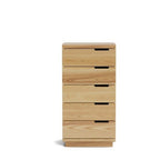 Karamea Lingerie Chest 5 Drawer - With Cut Out (Ash) - Paulas Home & Living
