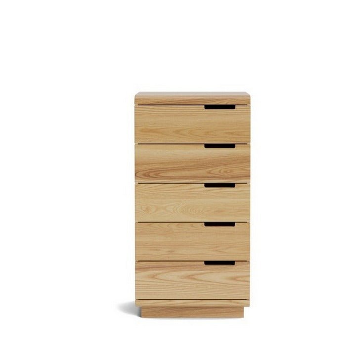 Karamea Lingerie Chest 5 Drawer - With Cut Out (Ash) - Paulas Home & Living