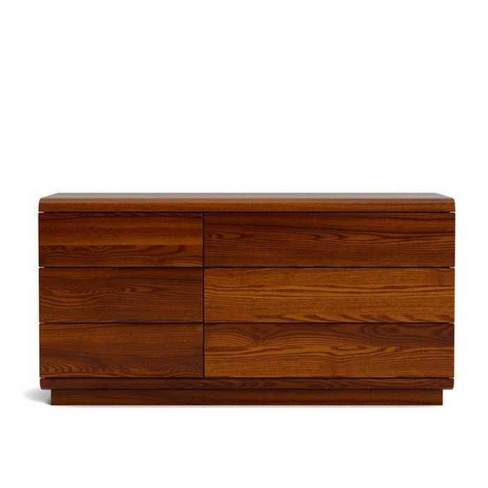 Karamea Lowboy 6 Drawer Large 1445w (Ash) - Paulas Home & Living