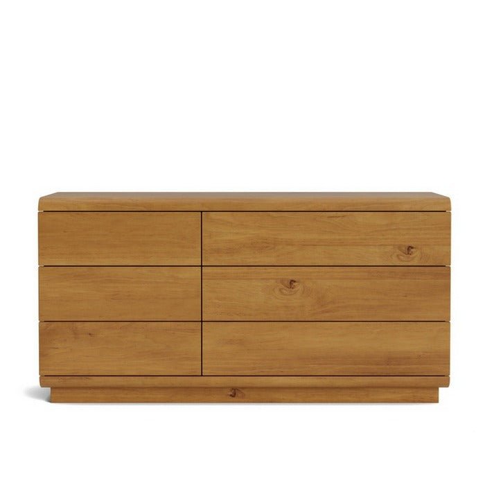 Karamea Lowboy 6 Drawer Large 1445w (Pine) - Paulas Home & Living