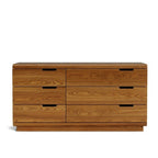 Karamea Lowboy 6 Drawer Large 1445w - With Cut Out (Ash) - Paulas Home & Living