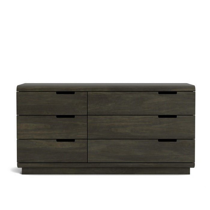 Karamea Lowboy 6 Drawer Large 1445w - With Cut Out (Pine) - Paulas Home & Living