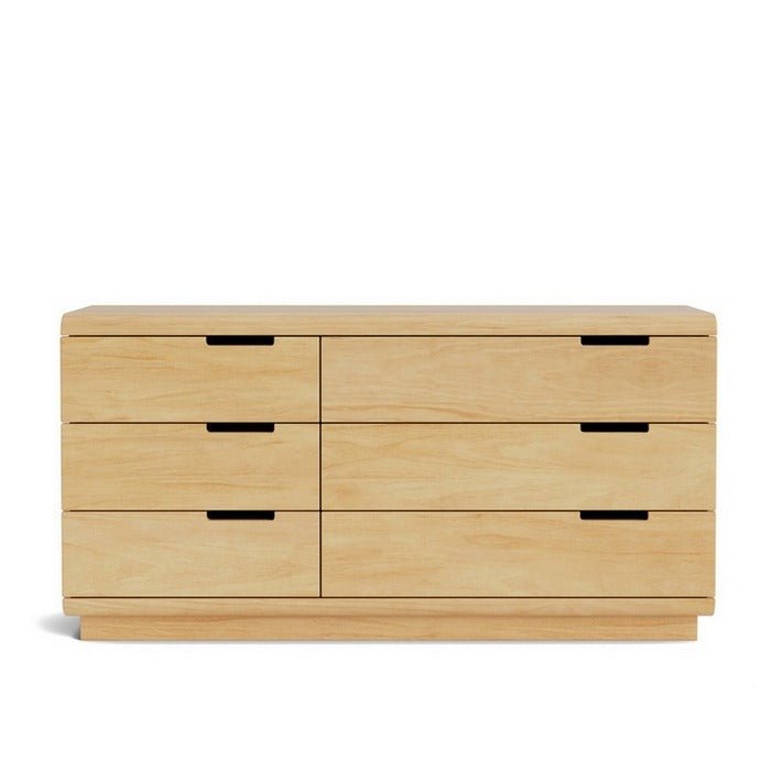 Karamea Lowboy 6 Drawer Large 1445w - With Cut Out (Pine) - Paulas Home & Living