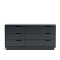 Karamea Lowboy 6 Drawer Large 1445w - With Cut Out (Pine) - Paulas Home & Living