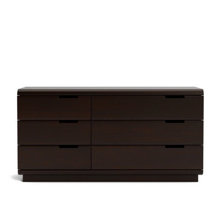 Karamea Lowboy 6 Drawer Large 1445w - With Cut Out (Pine) - Paulas Home & Living