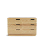 Karamea Lowboy 6 Drawer - With Cut Out (Ash) - Paulas Home & Living