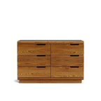 Karamea Lowboy 6 Drawer - With Cut Out (Ash) - Paulas Home & Living