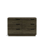 Karamea Lowboy 6 Drawer - With Cut Out (Ash) - Paulas Home & Living