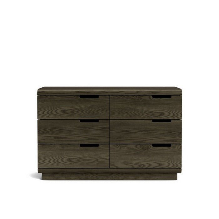 Karamea Lowboy 6 Drawer - With Cut Out (Ash) - Paulas Home & Living