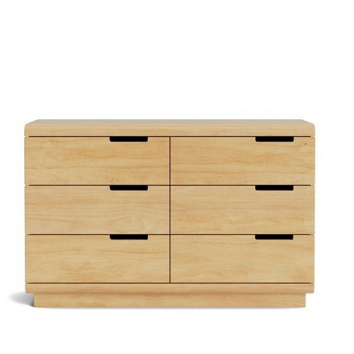 Karamea Lowboy 6 Drawer - With Cut Out (Pine) - Paulas Home & Living