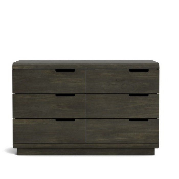 Karamea Lowboy 6 Drawer - With Cut Out (Pine) - Paulas Home & Living