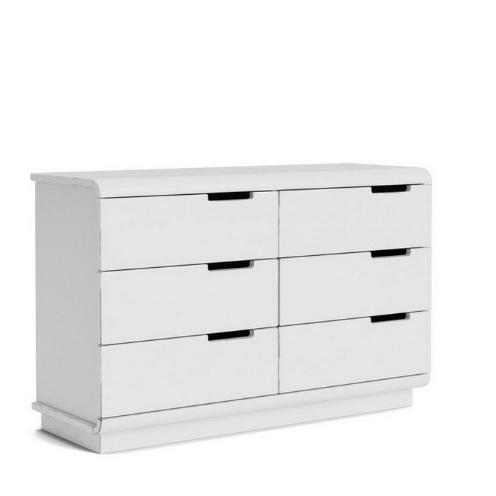 Karamea Lowboy 6 Drawer - With Cut Out (Pine) - Paulas Home & Living