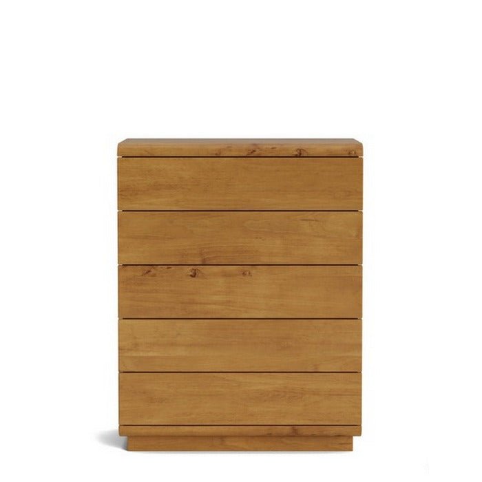 Karamea Tallboy 5 Drawer (Pine) - Paulas Home & Living