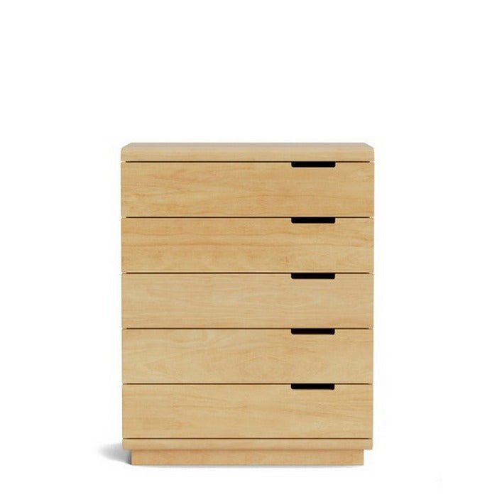 Karamea Tallboy 5 Drawer - With Cut Out (Pine) - Paulas Home & Living