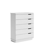 Karamea Tallboy 5 Drawer - With Cut Out (Pine) - Paulas Home & Living