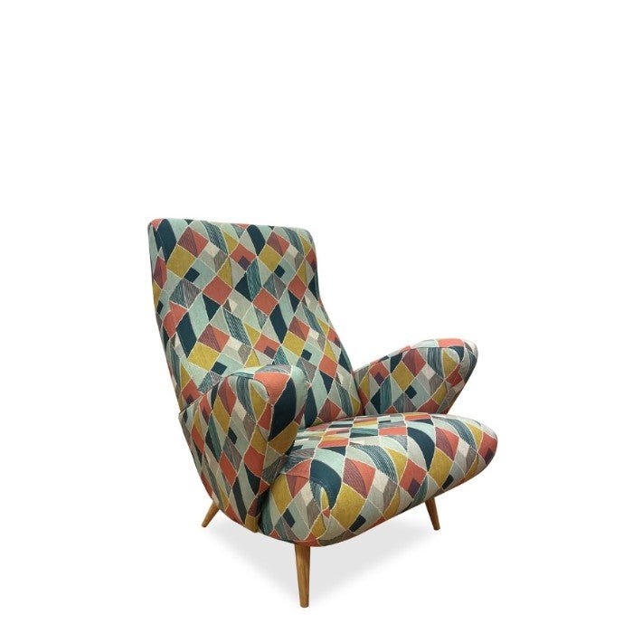 Ken Armchair Occasional Chair - Ginza Spice fabric - Paulas Home & Living