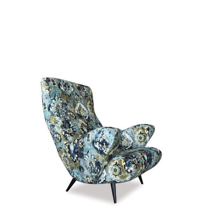 Ken Armchair Occasional Chair - Karim Lagoon fabric - Paulas Home & Living
