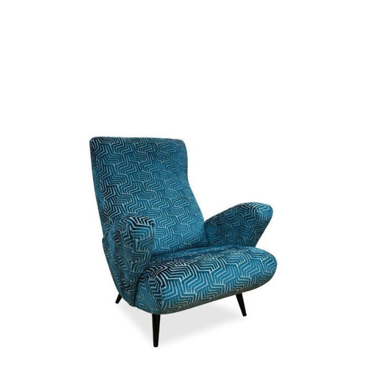Ken Armchair Occasional Chair - Plaza Teal fabric - Paulas Home & Living