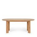 Kontur Dining Table (Natural Oak) 2000w - Paulas Home & Living
