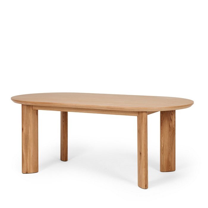 Kontur Dining Table (Natural Oak) 2000w - Paulas Home & Living