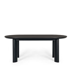 Kontur & Niles Dining Suite 2000w Fixed (7 Pce) Black Oak - Paulas Home & Living