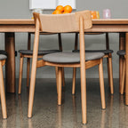 Kontur & Niles Dining Suite 2000w Fixed (7 Pce) Natural Oak - Paulas Home & Living