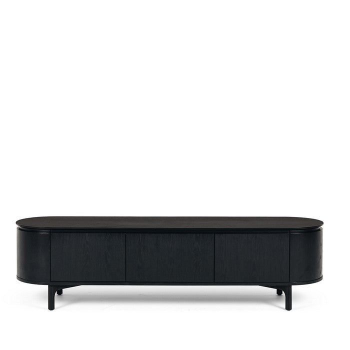 Kontur TV Stand (Black Oak) 1800w - Paulas Home & Living