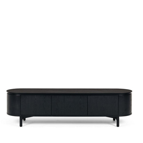 Kontur TV Stand (Black Oak) 1800w - Paulas Home & Living