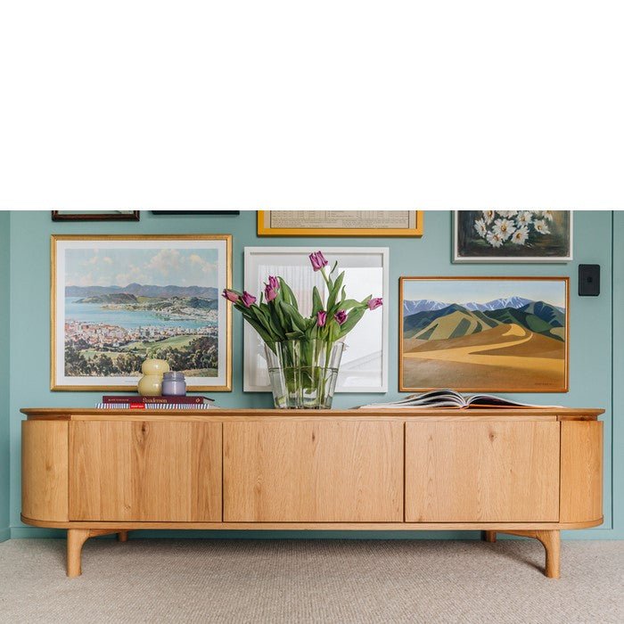 Kontur TV Stand (Natural Oak) 1800w - Paulas Home & Living