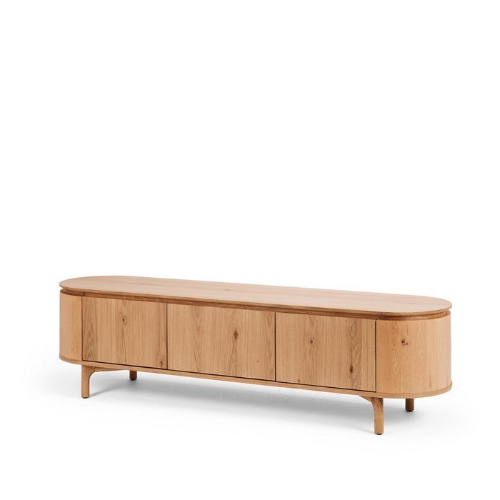 Kontur TV Stand (Natural Oak) 1800w - Paulas Home & Living