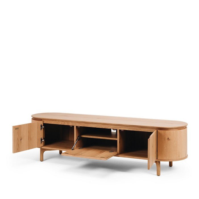 Kontur TV Stand (Natural Oak) 1800w - Paulas Home & Living